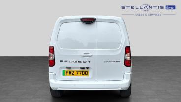 SPOTICAR Peugeot Partner E-partner 800 52kwh Asphalt Standard Panel Van Auto Swb 5dr Used Car - Commercial Vehicle Electric White - Sheffield - 1200618015_4