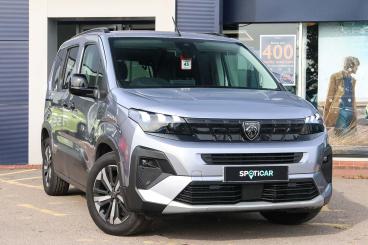 SPOTICAR Peugeot Rifter E-rifter 52kwh Gt Standard Mpv Auto 5dr (7.4kw Charger) Used Car - Mpv Electric Grey - Bulkington - 1200519119_1