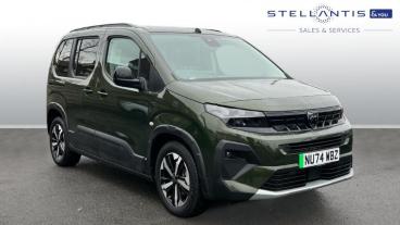 SPOTICAR Peugeot Rifter E-rifter 52kwh Gt Standard Mpv Auto 5dr (7.4kw Charger) Used Car - Mpv Electric Green - Stockport - 1200566655_1