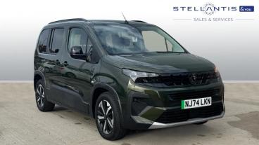 SPOTICAR Peugeot Rifter E-rifter 52kwh Gt Standard Mpv Auto 5dr (7.4kw Charger) Used Car - Mpv Electric Green - Liverpool - 1200579639_1