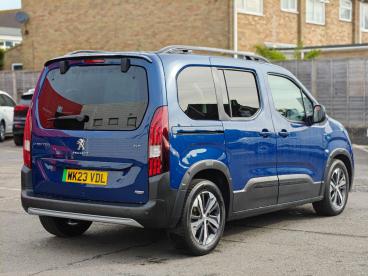 SPOTICAR Peugeot Rifter E-rifter 50kwh Gt Standard Mpv Auto 5dr (7.4kw Charger) Used Car - Mpv Electric Blue - Ashford - 1200609695_3