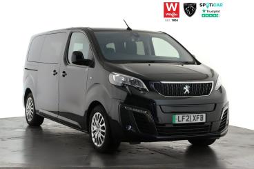 SPOTICAR Peugeot Traveller E-traveller 50kwh Active Standard Mpv Auto Mwb 5dr (8 Seat, 7. Used Car - Mpv Electric Black - Epsom - 1200534271_1