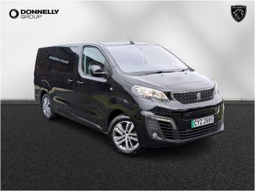 SPOTICAR Peugeot Traveller E-traveller 50kwh Business Vip Long Mpv Auto Lwb 5dr (8 Seat, Used Car - Commercial Vehicle Electric Black - Eglinton - 1200591857_1