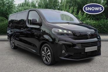 SPOTICAR Peugeot Traveller E-traveller 75kwh Allure Long Mpv Auto Lwb 5dr (8 Seat, 11kw C Used Car - Commercial Vehicle Electric Black - Portsmouth - 1200633622_1