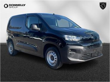 SPOTICAR Peugeot Partner 1.5 Bluehdi 1000 Professional Standard Panel Van S Used Car - Commercial Vehicle Diesel Black - Enniskillen - 1200530410_1