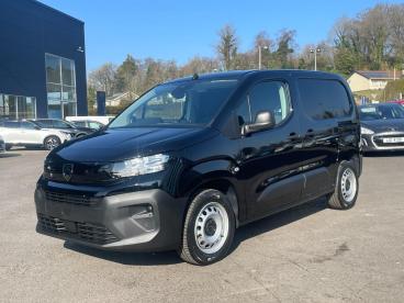 SPOTICAR Peugeot Partner 1.5 Bluehdi 1000 Professional-plus Standard Panel Used Car - Commercial Vehicle Diesel Black - Enniskillen - 1200540411_1
