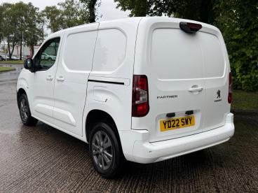 SPOTICAR Peugeot Partner 1.5 Bluehdi 1000 Asphalt Premium Standard Panel Va Used Car - Commercial Vehicle Diesel White - Carlisle - 1200546311_2