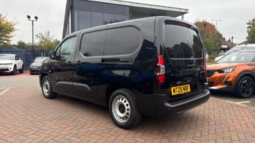 SPOTICAR Peugeot Partner 1.5 Bluehdi 950 Professional-plus Long Panel Van L Used Car - Commercial Vehicle Diesel Black - Leicester - 1200546799_5