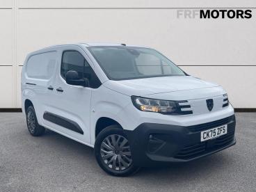 SPOTICAR Peugeot Partner Long  1.5 Bluehdi 100 Asphalt Used Car - Commercial Vehicle Diesel White - Bridgend - 1200551956_1