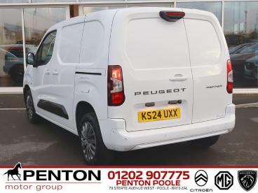 SPOTICAR Peugeot Partner 1.5 Bluehdi 1000 Asphalt Standard Panel Van Swb Eu Used Car - Commercial Vehicle Diesel White - Poole - 1200556514_5