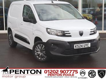 SPOTICAR Peugeot Partner 1.5 Bluehdi 1000 Asphalt Standard Panel Van Swb Eu Used Car - Commercial Vehicle Diesel White - Poole - 1200557006_1