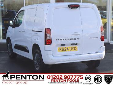 SPOTICAR Peugeot Partner 1.5 Bluehdi 1000 Asphalt Standard Panel Van Swb Eu Used Car - Commercial Vehicle Diesel White - Poole - 1200557006_5