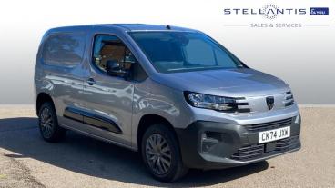 SPOTICAR Peugeot Partner 1.5 Bluehdi 1000 Asphalt Standard Panel Van Eat8 S Used Car - Commercial Vehicle Diesel Grey - Romford - 1200558959_1