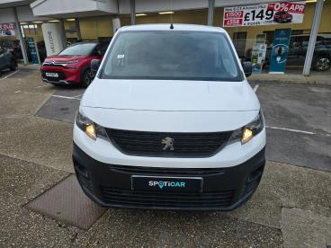 SPOTICAR Peugeot Partner 1.5 Bluehdi 1000 Professional Premium Standard Pan Used Car - Commercial Vehicle Diesel White - Southampton - 1200572277_2