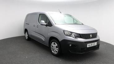 SPOTICAR Peugeot Partner 1.5 Bluehdi 950 Asphalt Long Panel Van Lwb Euro 6 Used Car - Commercial Vehicle Diesel Grey - St. Austell - 1200573357_1