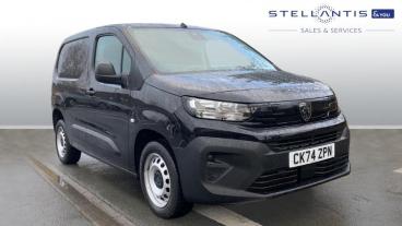 SPOTICAR Peugeot Partner 1.5 Bluehdi 1000 Professional Standard Panel Van E Used Car - Commercial Vehicle Diesel Black - Walton On Thames - 1200574807_1