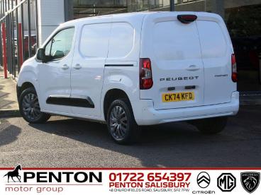 SPOTICAR Peugeot Partner 1.5 Bluehdi 1000 Asphalt Standard Panel Van Eat8 S Used Car - Commercial Vehicle Diesel White - Salisbury - 1200575609_2