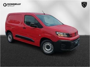 SPOTICAR Peugeot Partner 1.5 Bluehdi 1000 Professional Standard Panel Van S Used Car - Commercial Vehicle Diesel Red - Enniskillen - 1200575722_1