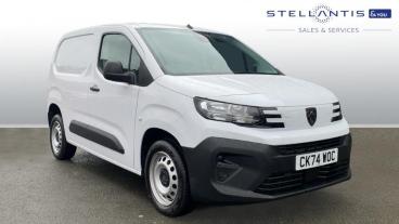 SPOTICAR Peugeot Partner 1.5 Bluehdi 1000 Professional Standard Panel Van S Used Car - Commercial Vehicle Diesel White - Sheffield - 1200577894_1