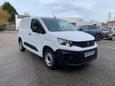 SPOTICAR Peugeot Partner 1.5 Bluehdi 1000 Professional Premium + Standard P Used Car - Commercial Vehicle Diesel White - Rugby - 1200580400_1