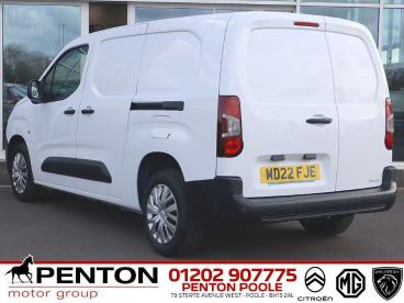 SPOTICAR Peugeot Partner 1.5 Bluehdi 950 Professional Premium Long Panel Va Used Car - Commercial Vehicle Diesel White - Poole - 1200581313_4