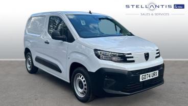 SPOTICAR Peugeot Partner 1.5 Bluehdi 1000 Professional Standard Panel Van S Used Car - Commercial Vehicle Diesel White - Godalming - 1200588188_1