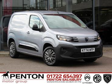 SPOTICAR Peugeot Partner 1.5 Bluehdi 1000 Asphalt Standard Panel Van Swb Eu Used Car - Commercial Vehicle Diesel Grey - Salisbury - 1200593763_1