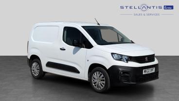 SPOTICAR Peugeot Partner 1.5 Bluehdi 1000 Professional Premium Standard Pan Used Car - Commercial Vehicle Diesel White - Liverpool - 1200610179_1