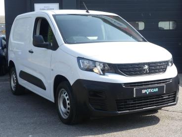 SPOTICAR Peugeot Partner 1.5 Bluehdi 1000 Professional Premium + Standard P Used Car - Commercial Vehicle Diesel White - Devizes - 1200612353_1
