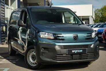 SPOTICAR Peugeot Partner 1.5 Bluehdi 850 Professional Long Crew Van Lwb Eur Used Car - Commercial Vehicle Diesel Blue - Leamington - 1200613065_1