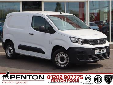 SPOTICAR Peugeot Partner 1.5 Bluehdi 1000 Professional Premium + Standard P Used Car - Commercial Vehicle Diesel White - Poole - 1200618832_1