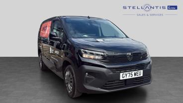 SPOTICAR Peugeot Partner 1.5 Bluehdi 950 Asphalt Long Panel Van Eat8 Lwb Eu Used Car - Commercial Vehicle Diesel Black - Salford - 1200620510_1