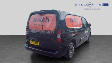 SPOTICAR Peugeot Partner 1.5 Bluehdi 950 Asphalt Long Panel Van Eat8 Lwb Eu Used Car - Commercial Vehicle Diesel Black - Salford - 1200620510_3