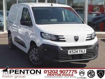 SPOTICAR Peugeot Partner 1.5 Bluehdi 950 Asphalt Long Panel Van Lwb Euro 6 Used Car - Commercial Vehicle Diesel White - Poole - 1200623731_1