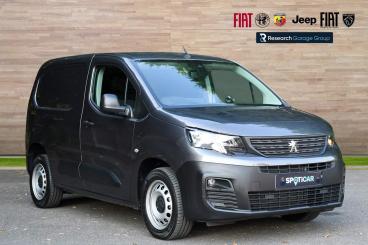 SPOTICAR Peugeot Partner 1.5 Bluehdi 1000 Professional Premium + Standard P Used Car - Commercial Vehicle Diesel Grey - Hinckley - 1200624493_1