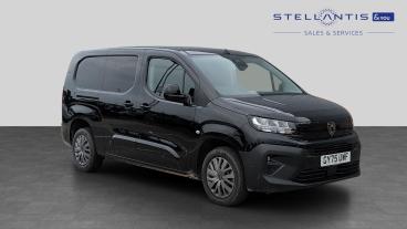 SPOTICAR Peugeot Partner 1.5 Bluehdi 950 Asphalt Long Panel Van Eat8 Lwb Eu Used Car - Commercial Vehicle Diesel Black - Liverpool - 1200625978_1