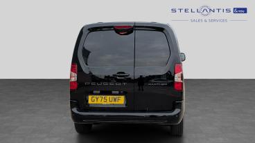 SPOTICAR Peugeot Partner 1.5 Bluehdi 950 Asphalt Long Panel Van Eat8 Lwb Eu Used Car - Commercial Vehicle Diesel Black - Liverpool - 1200625978_4