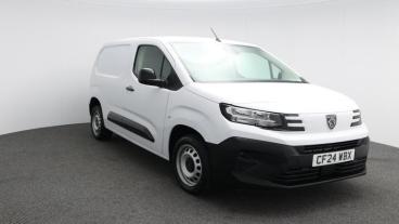SPOTICAR Peugeot Partner 1.5 Bluehdi 1000 Professional Standard Panel Van S Used Car - Commercial Vehicle Diesel White - St. Austell - 1200628641_1