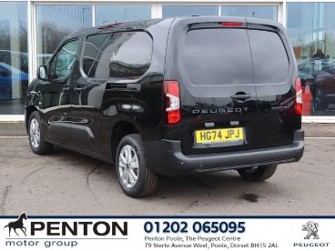 SPOTICAR Peugeot Partner 1.5 Bluehdi 950 Professional Long Panel Van Eat8 L Used Car - Commercial Vehicle Diesel Black - Poole - 1200628696_4