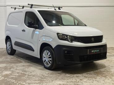 SPOTICAR Peugeot Partner 1.5 Bluehdi 1000 Professional Premium Standard Pan Used Car - Commercial Vehicle Diesel White - Carlisle - 1200629797_1