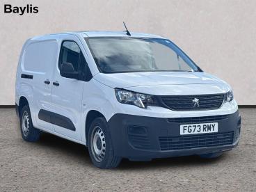 SPOTICAR Peugeot Partner 1.5 Bluehdi 950 Professional Premium + Long Panel Used Car - Commercial Vehicle Diesel White - Cirencester - 1200632635_1