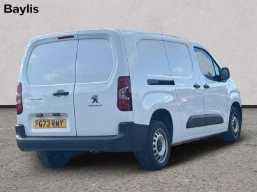 SPOTICAR Peugeot Partner 1.5 Bluehdi 950 Professional Premium + Long Panel Used Car - Commercial Vehicle Diesel White - Cirencester - 1200632635_2