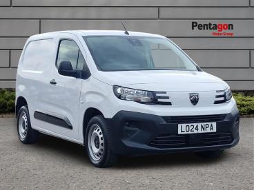 SPOTICAR Peugeot Partner 1.5 Bluehdi 1000 Professional Standard Panel Van S Used Car - Commercial Vehicle Diesel White - Burton-on-trent - 1200632943_1
