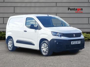 SPOTICAR Peugeot Partner 1.5 Bluehdi 1000 Professional Premium Standard Pan Used Car - Commercial Vehicle Diesel White - Burton-on-trent - 1200633997_1