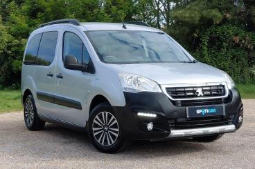 SPOTICAR Peugeot Partner Tepee 1.6 Bluehdi Outdoor Etg Euro 6 (s/s) 5dr Used Car - Mpv Diesel Silver - Eastbourne - 1200598260_1