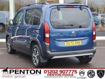 SPOTICAR Peugeot Rifter 1.2 Puretech Gt Standard Mpv Eat Euro 6 (s/s) 5dr Used Car - Mpv Petrol Blue - Poole - 1200554173_5