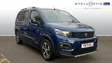 SPOTICAR Peugeot Rifter 1.2 Puretech Gt Long Mpv Eat Euro 6 (s/s) 5dr Used Car - Mpv Petrol Blue - Wimbledon - 1200562504_1