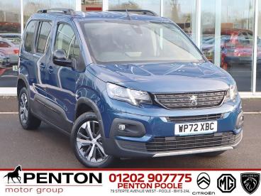SPOTICAR Peugeot Rifter 1.5 Bluehdi Gt Standard Mpv Euro 6 (s/s) 5dr Used Car - Mpv Diesel Blue - Poole - 1200569577_1