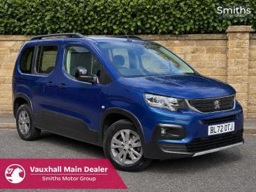 SPOTICAR Peugeot Rifter 1.2 Puretech Allure Premium Standard Mpv Eat Euro Used Car - Mpv Petrol Blue - Ilkeston - 1200609785_1