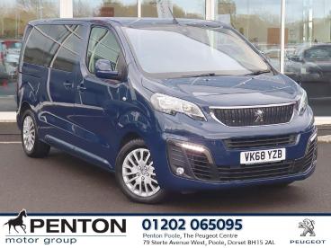 SPOTICAR Peugeot Traveller 2.0 Bluehdi Active Standard Mpv Mwb Euro 6 (s/s) 5 Used Car - Commercial Vehicle Diesel Blue - Poole - 1200578518_1
